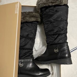 Michael Kors Fulton Harness Boots 7.5